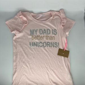 BRAND NEW W TAGS GIRLS SUMMER T SHIRT